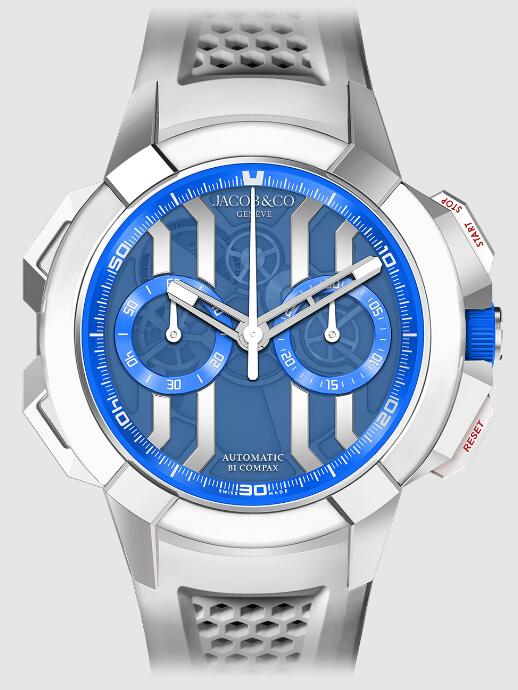 Jacob & Co EC430.20.AB.AA.ABRUA EPIC X CHRONO TITANIUM SATINED CASE replica watch